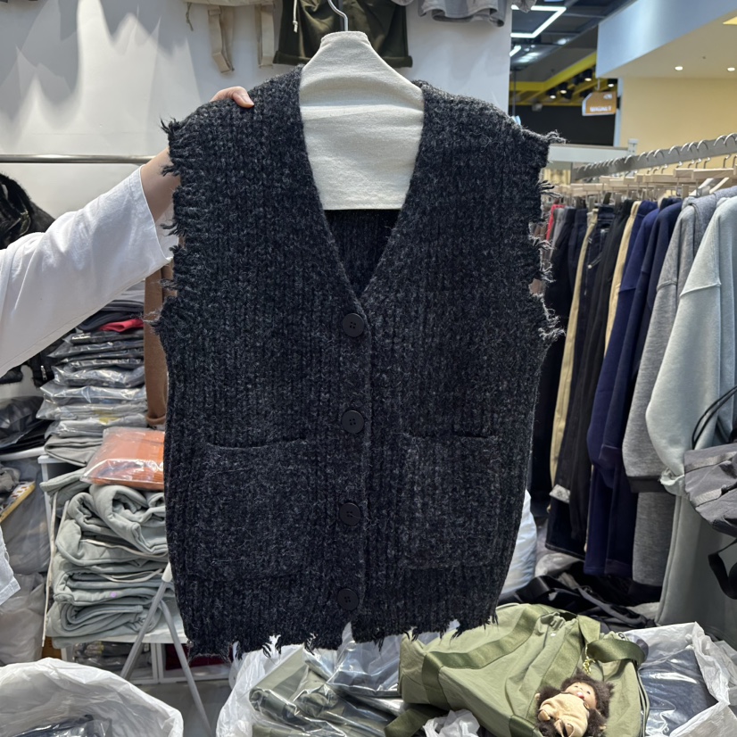 WASHBLUE韓國代購㊣女裝新品時尚推薦25秋冬人氣休閑職業馬甲WASHBLUE馬甲圖色2