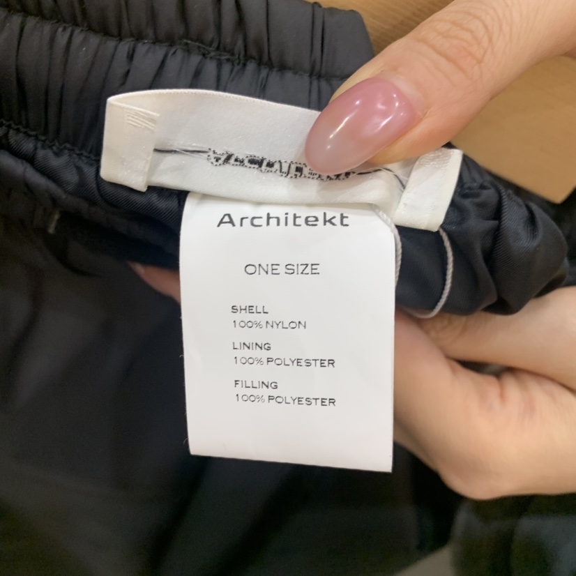 ARCHITEKT韓國代購㊣女士新款時尚25秋冬人氣休閑褲填充夾棉ARCHITEKT休閑褲