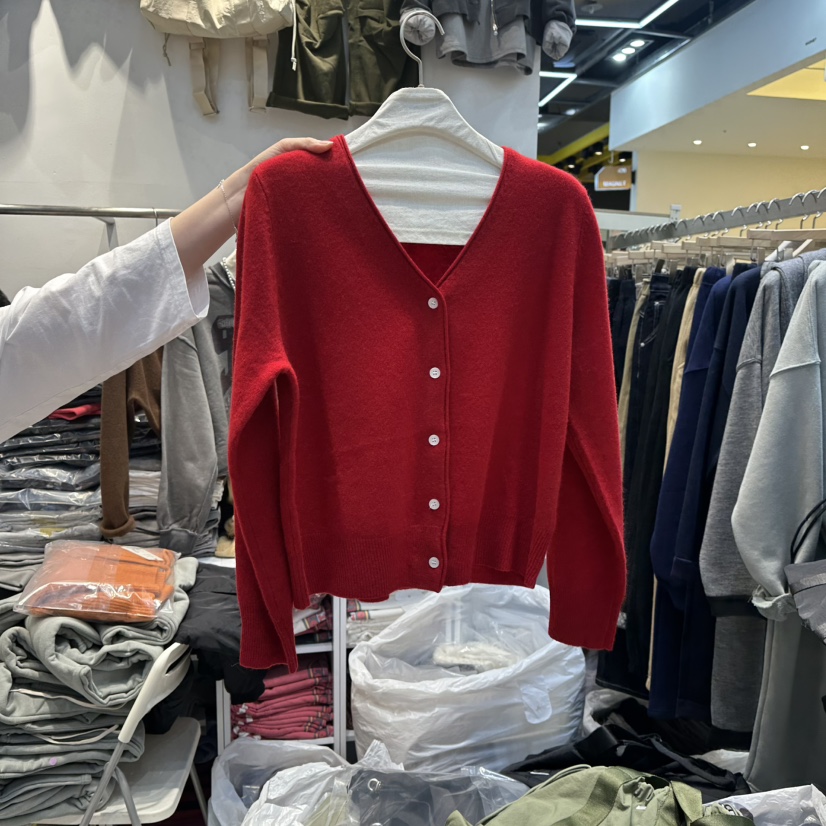 WASHBLUE東大門㊣代購女士新品職業休閑推薦針織衫羊毛開衫WASHBLUE針織衫圖色3