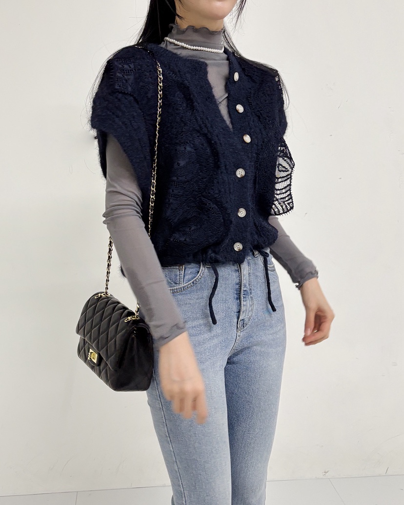 BLUE RIBBON韓國直郵㊣女裝新款職業人氣休閑25秋冬熱賣馬甲BLUE RIBBON馬甲