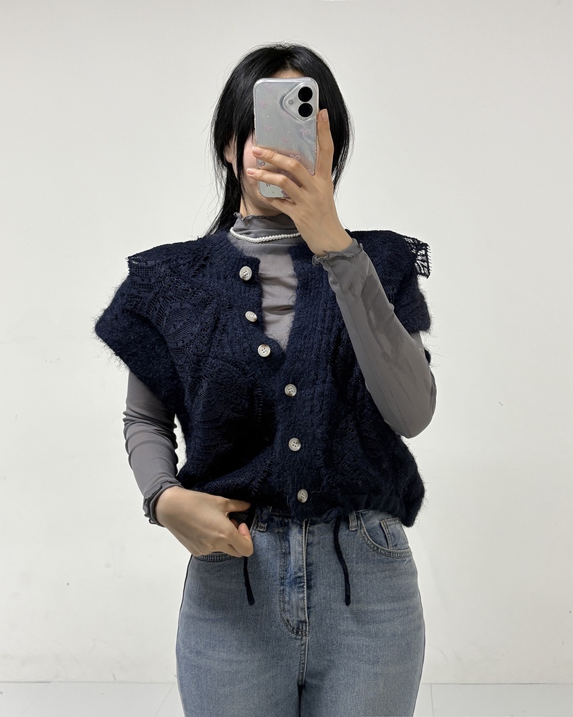 BLUE RIBBON韓國直郵㊣女裝新款職業人氣休閑25秋冬熱賣馬甲BLUE RIBBON馬甲