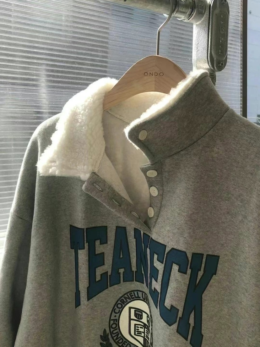 ONDO-P東大門㊣實拍女士新款25秋冬推薦人氣熱賣職業衛衣羊毛ONDO-P衛衣