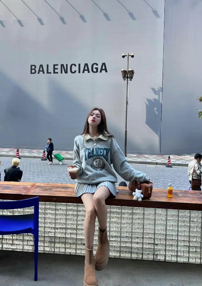 ONDO-P東大門㊣實拍女士新款25秋冬推薦人氣熱賣職業衛衣羊毛ONDO-P衛衣