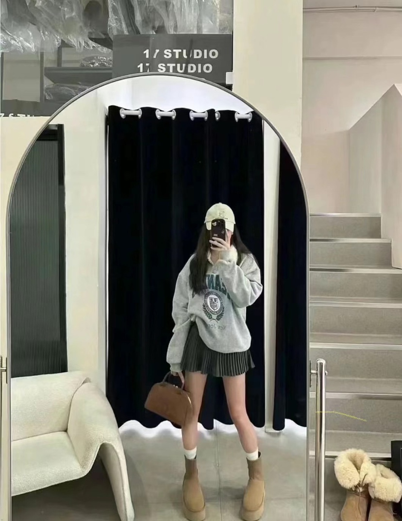 ONDO-P東大門㊣實拍女士新款25秋冬推薦人氣熱賣職業衛衣羊毛ONDO-P衛衣