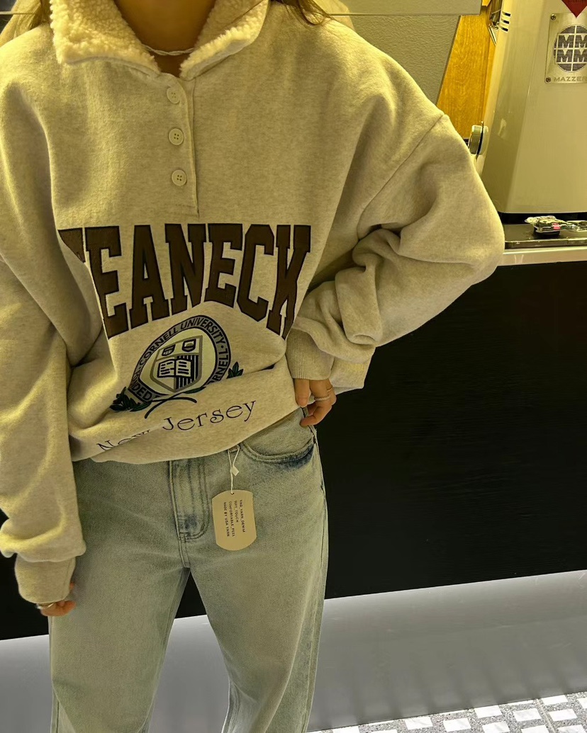 ONDO-P東大門㊣實拍女士新款25秋冬推薦人氣熱賣職業衛衣羊毛ONDO-P衛衣