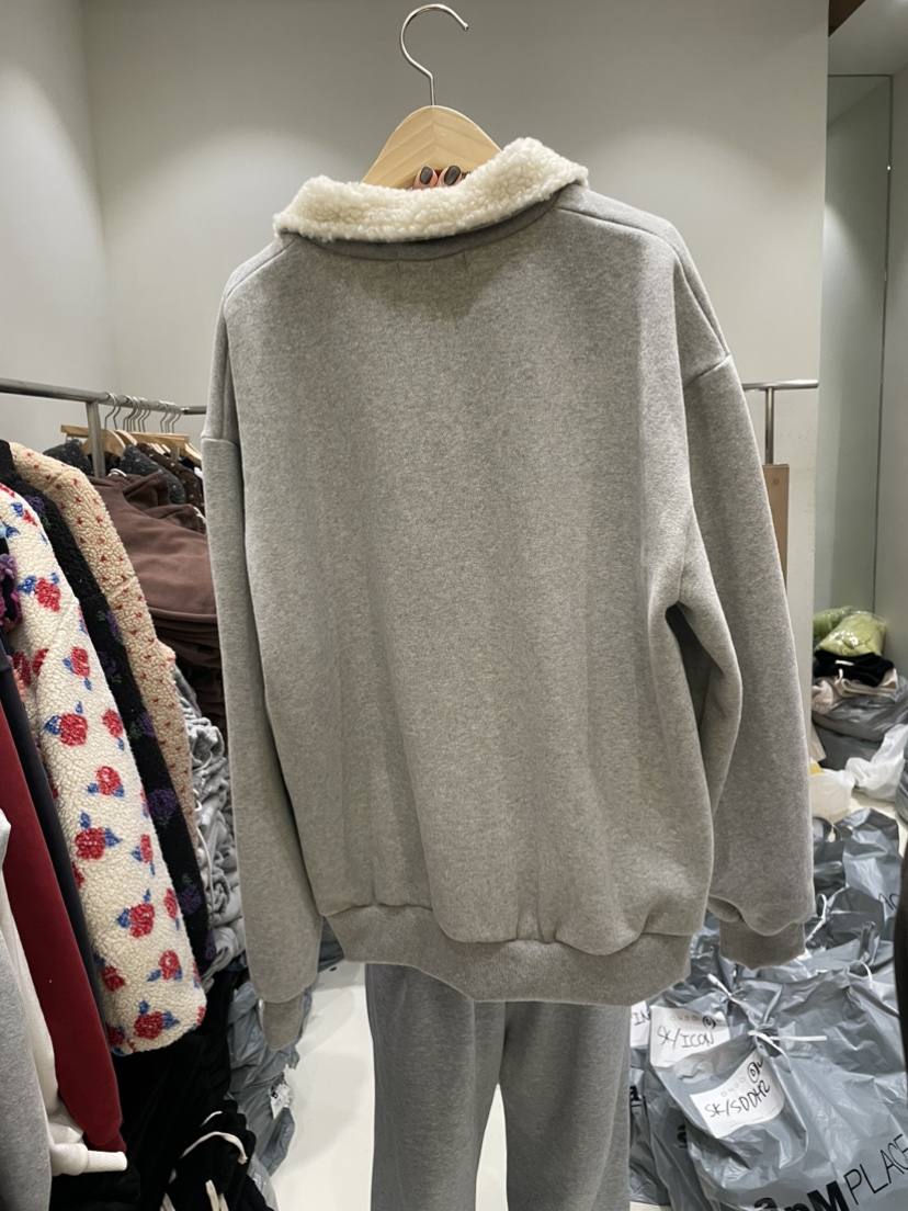 ONDO-P東大門㊣實拍女士新款25秋冬推薦人氣熱賣職業衛衣羊毛ONDO-P衛衣