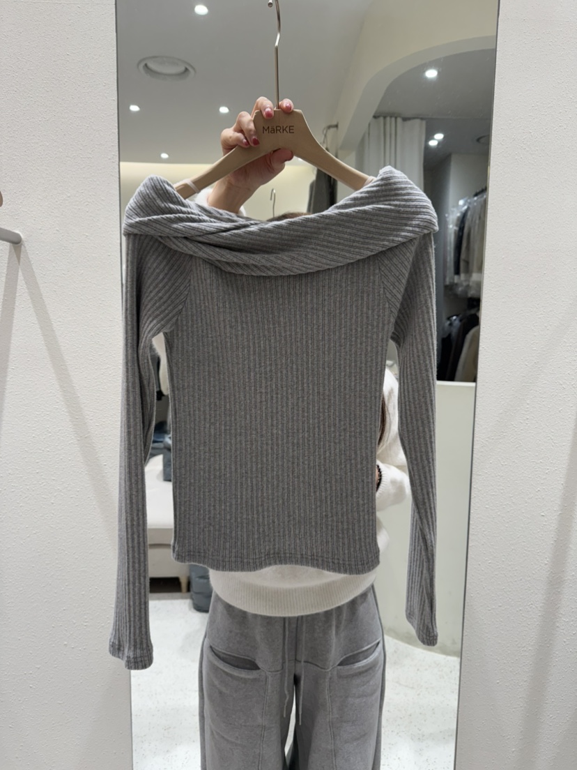 MARKE-P韓國直郵㊣女士新品人氣時尚休閑推薦職業熱賣針織衫MARKE-P針織衫圖色3