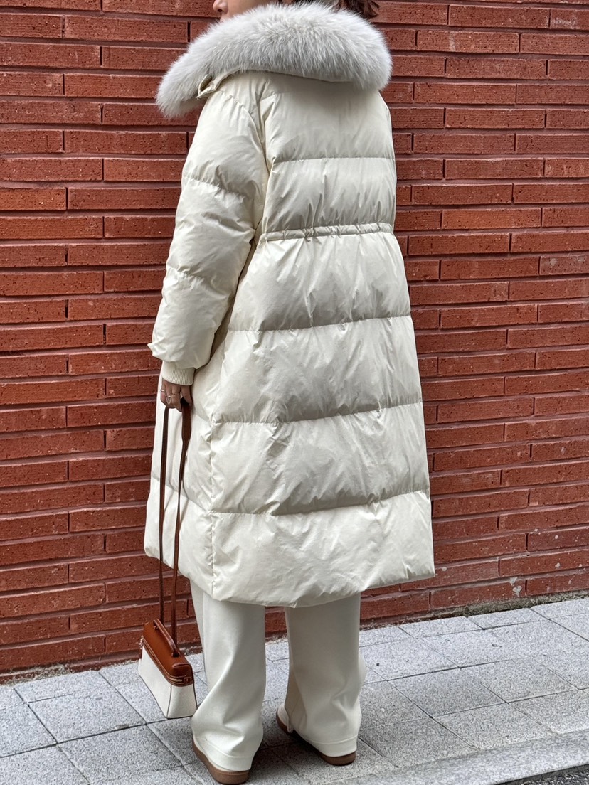 BUTTER-P東大門㊣直郵女裝新款25秋冬熱賣休閑長款羽絨服狐貍BUTTER-P長款羽絨服