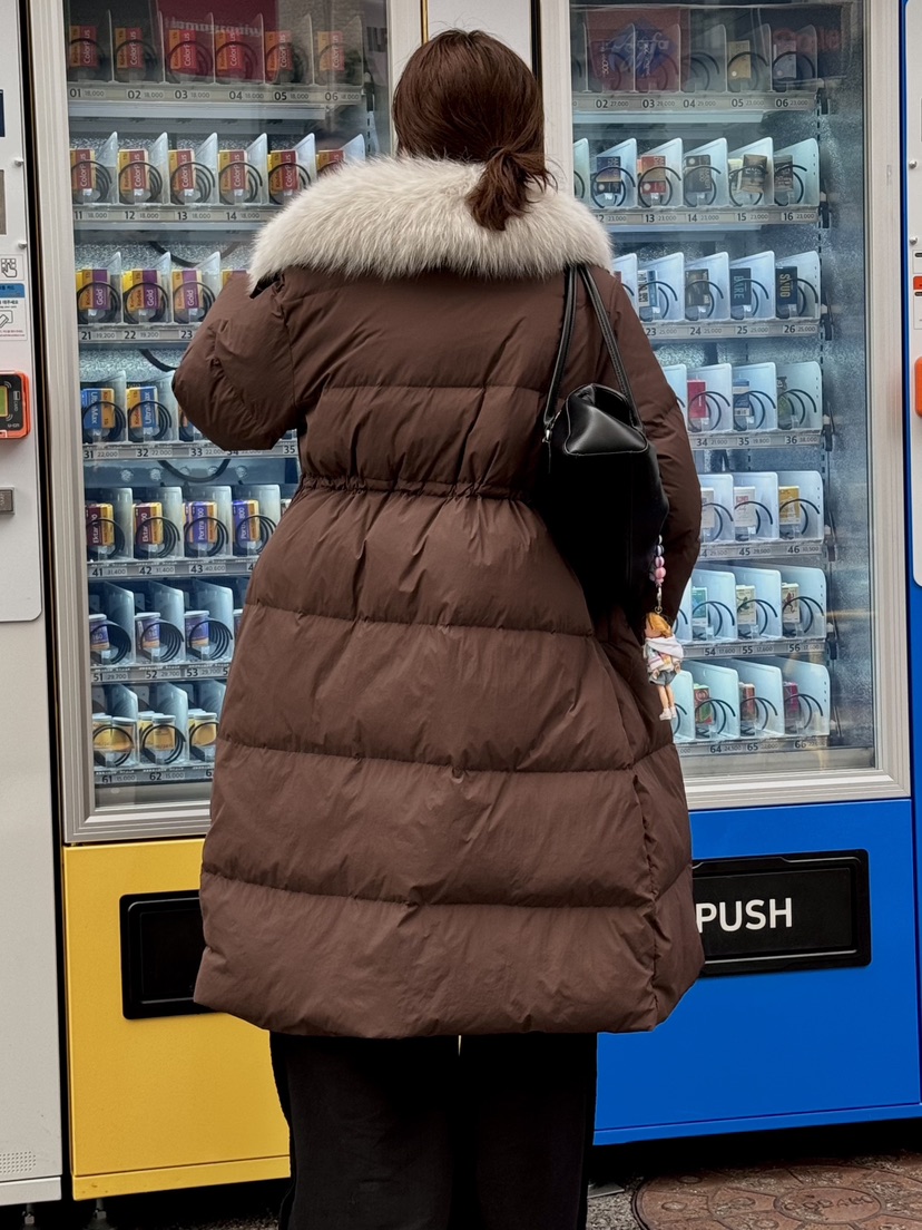 BUTTER-P東大門㊣直郵女裝新款25秋冬熱賣休閑長款羽絨服狐貍BUTTER-P長款羽絨服