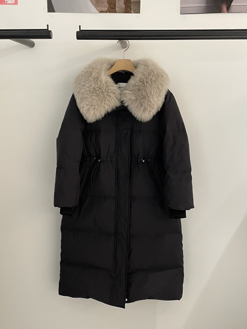 BUTTER-P東大門㊣直郵女裝新款25秋冬熱賣休閑長款羽絨服狐貍BUTTER-P長款羽絨服圖色3