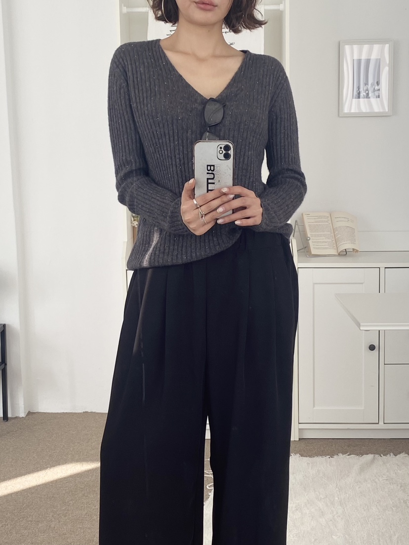 BUTTER-P東大門㊣實拍女裝新品時尚25秋冬人氣推薦熱賣毛衣BUTTER-P毛衣