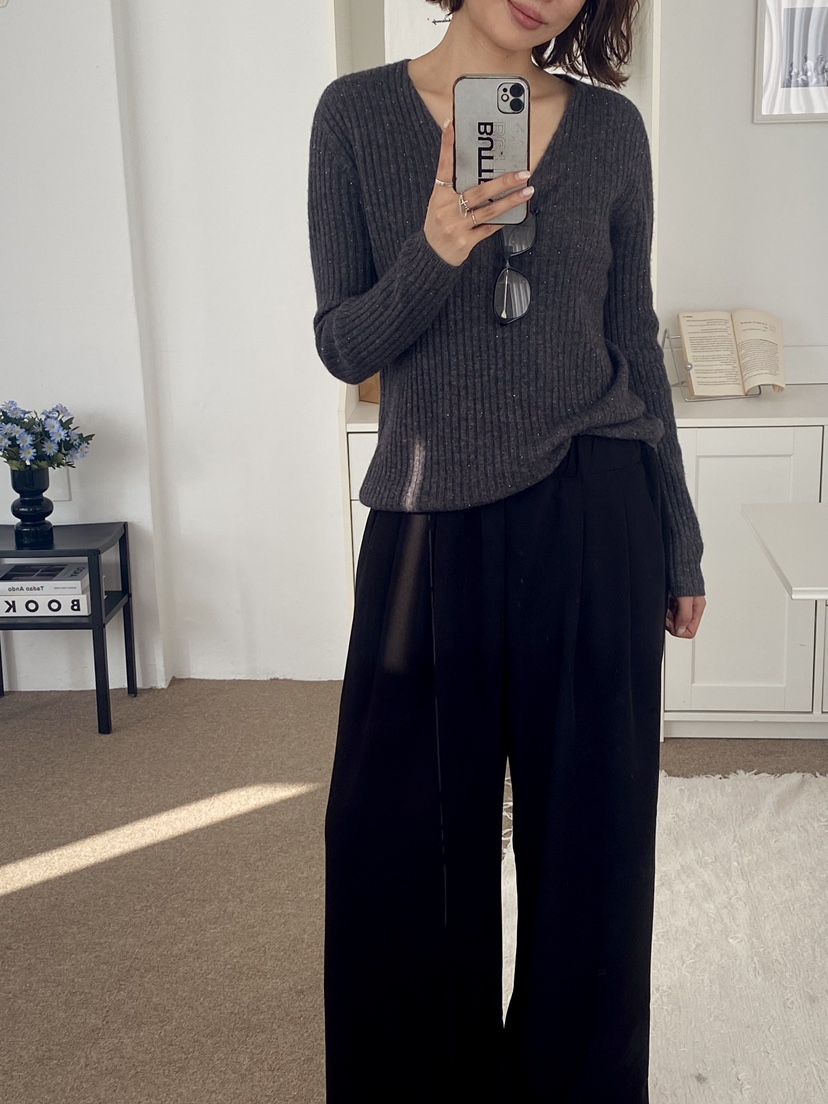 BUTTER-P東大門㊣實拍女裝新品時尚25秋冬人氣推薦熱賣毛衣BUTTER-P毛衣