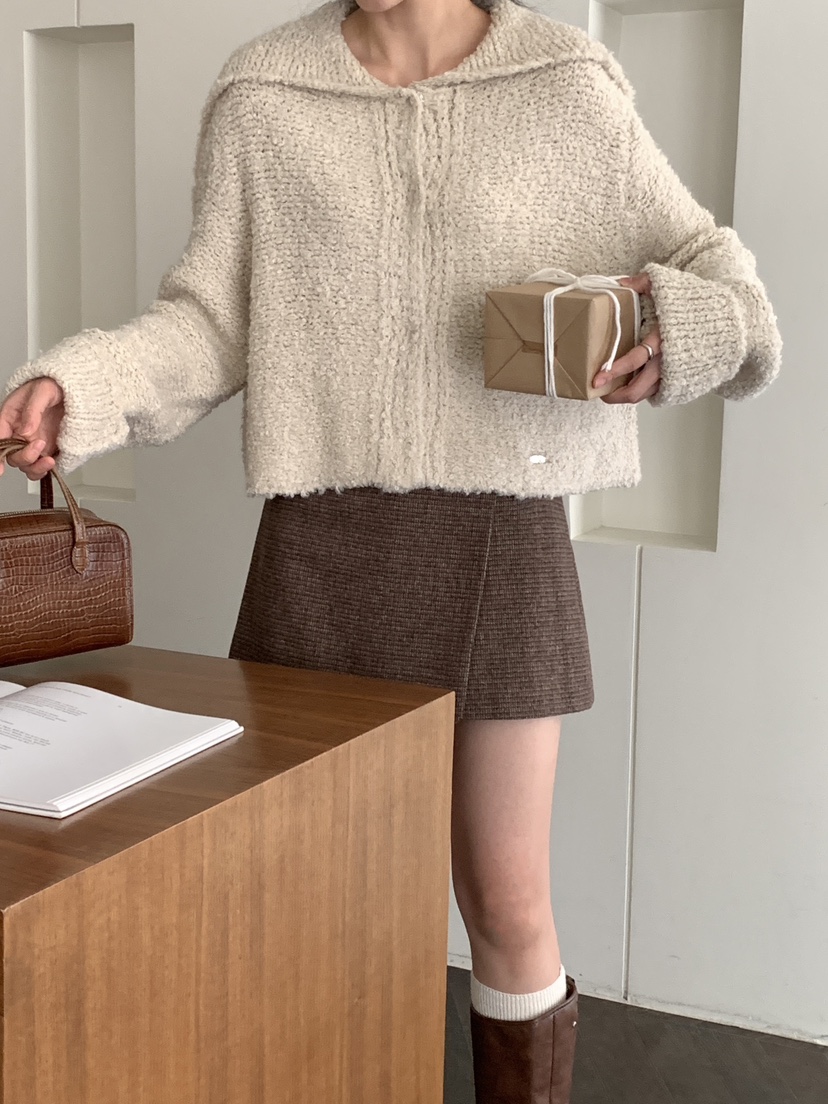 RE:OPENING韓國直郵㊣女裝新品熱賣25秋冬推薦休閑時尚針織衫RE:OPENING針織衫