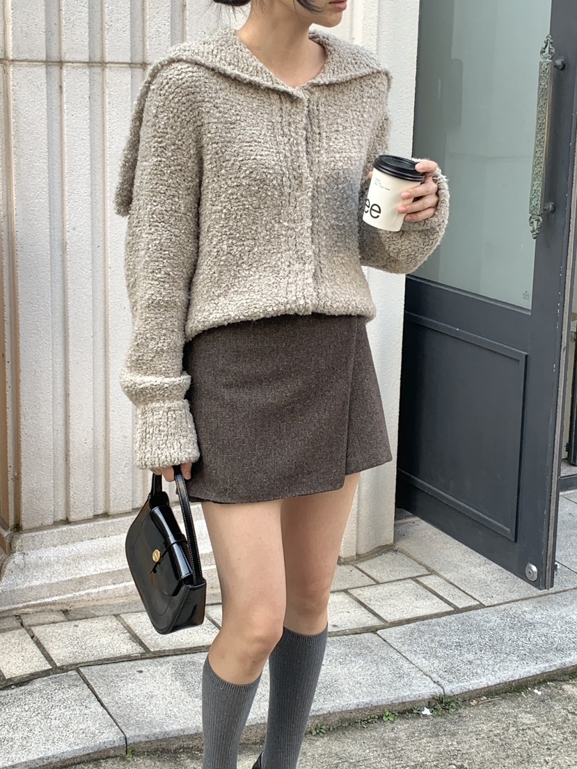 RE:OPENING韓國直郵㊣女裝新品熱賣25秋冬推薦休閑時尚針織衫RE:OPENING針織衫