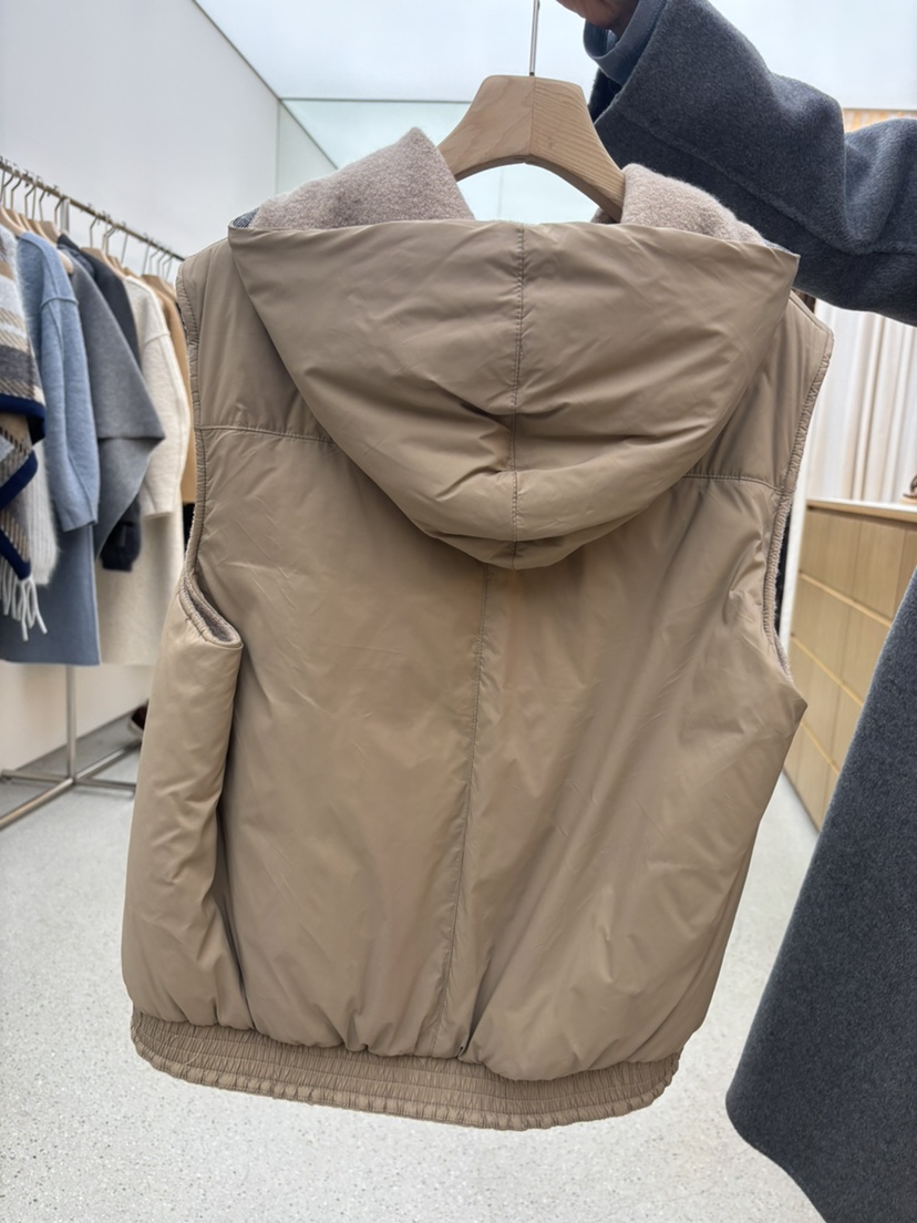 JUJU韓國直郵㊣女裝新款時尚人氣熱賣推薦馬甲填充雙面鵝絨JUJU馬甲