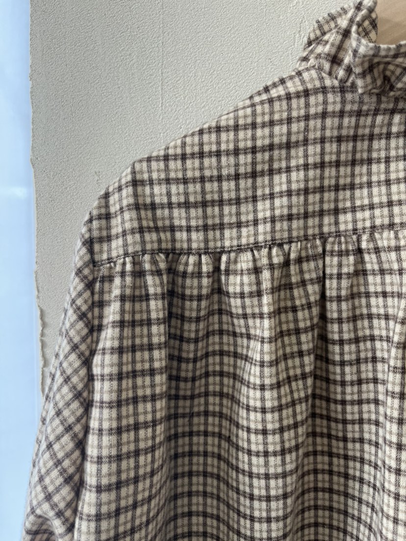 LEMATIN韓國代購㊣女裝新款推薦休閑人氣25秋冬襯衫蕾絲衫格子LEMATIN襯衫/蕾絲衫