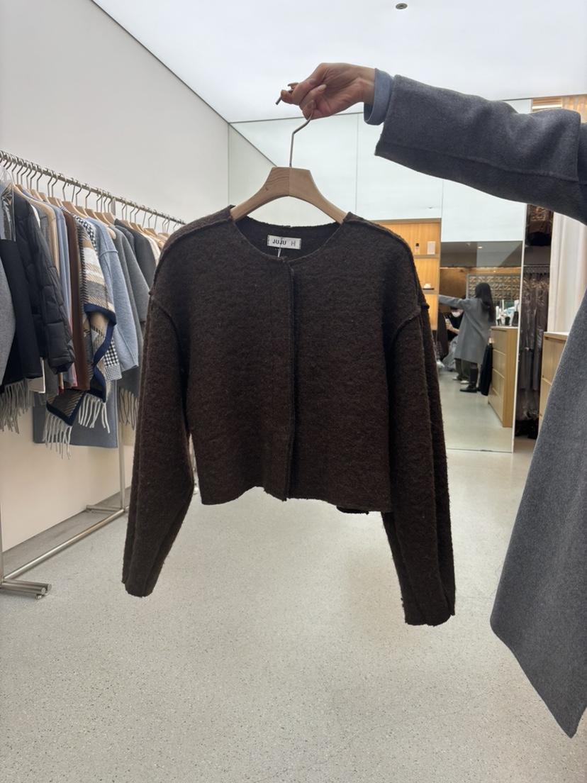 JUJU韓國代購㊣女士新款25秋冬職業休閑人氣推薦熱賣時尚夾克JUJU夾克圖色3