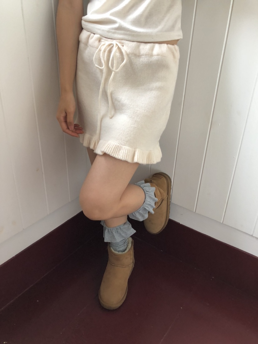 FLASH東大門㊣代購女士新品職業時尚25秋冬人氣熱賣短裙荷葉邊FLASH短裙