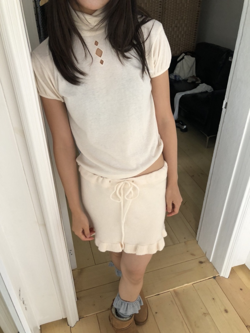 FLASH東大門㊣代購女士新品職業時尚25秋冬人氣熱賣短裙荷葉邊FLASH短裙