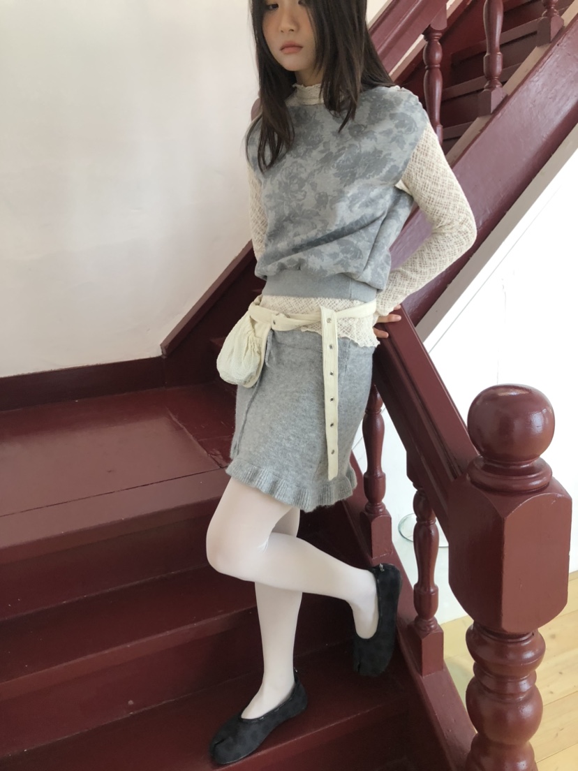 FLASH東大門㊣代購女士新品職業時尚25秋冬人氣熱賣短裙荷葉邊FLASH短裙