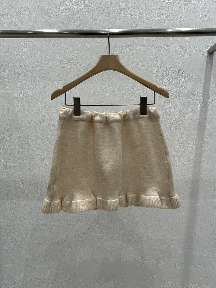 FLASH東大門㊣代購女士新品職業時尚25秋冬人氣熱賣短裙荷葉邊FLASH短裙