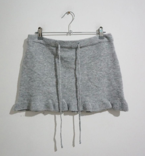 FLASH東大門㊣代購女士新品職業時尚25秋冬人氣熱賣短裙荷葉邊FLASH短裙圖色1