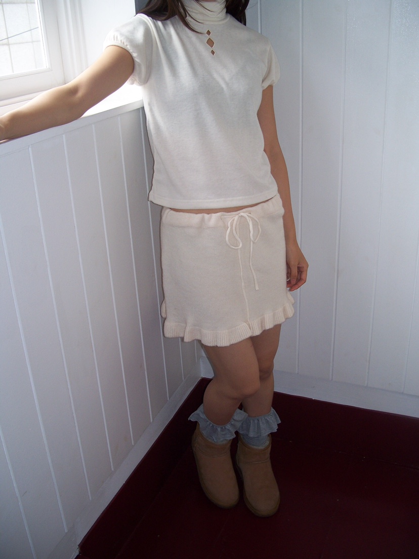 FLASH東大門㊣代購女士新品職業時尚25秋冬人氣熱賣短裙荷葉邊FLASH短裙圖色2