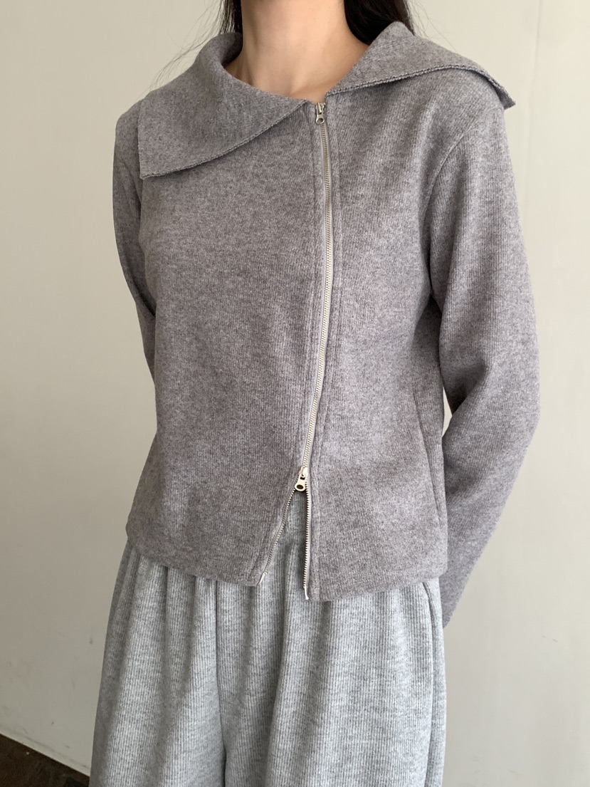 RE:OPENING韓國代購㊣女士新款時尚熱賣人氣推薦針織衫拉鏈RE:OPENING針織衫