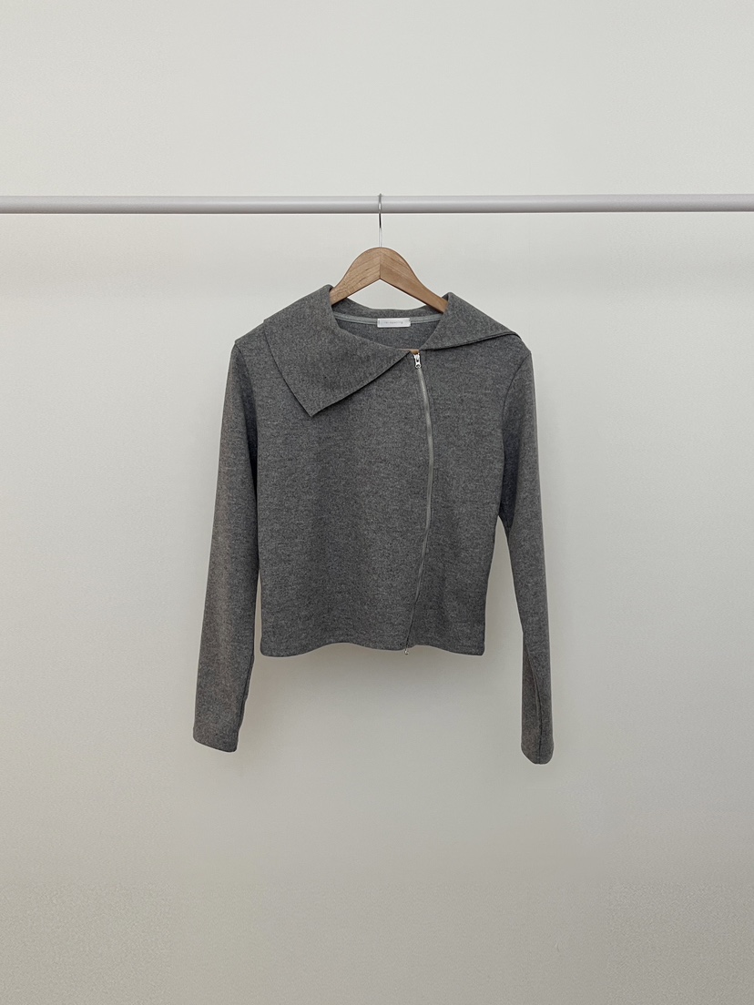 RE:OPENING韓國代購㊣女士新款時尚熱賣人氣推薦針織衫拉鏈RE:OPENING針織衫圖色2