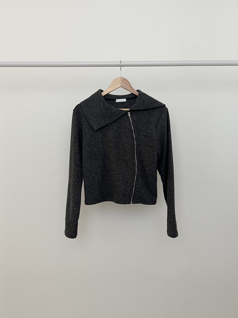 RE:OPENING韓國代購㊣女士新款時尚熱賣人氣推薦針織衫拉鏈RE:OPENING針織衫圖色3