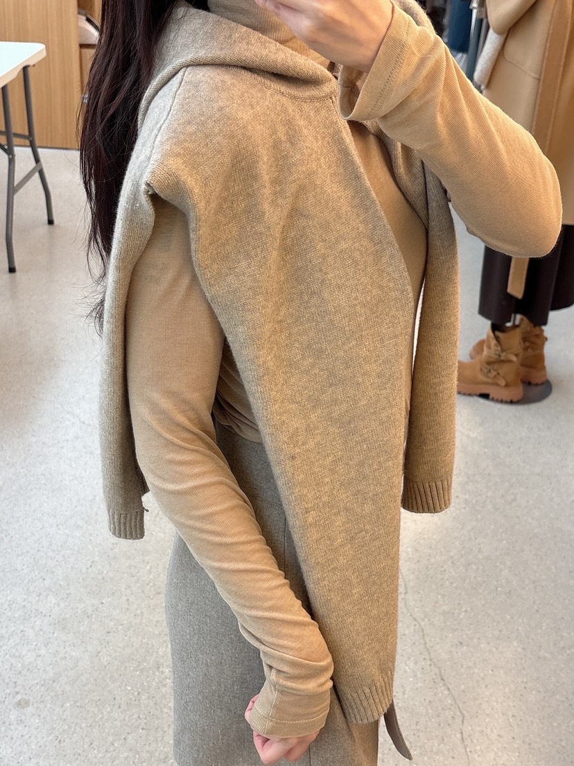 JUJU韓國代購㊣女士新款推薦25秋冬職業人氣休閑熱賣圍巾披肩JUJU圍巾/披肩