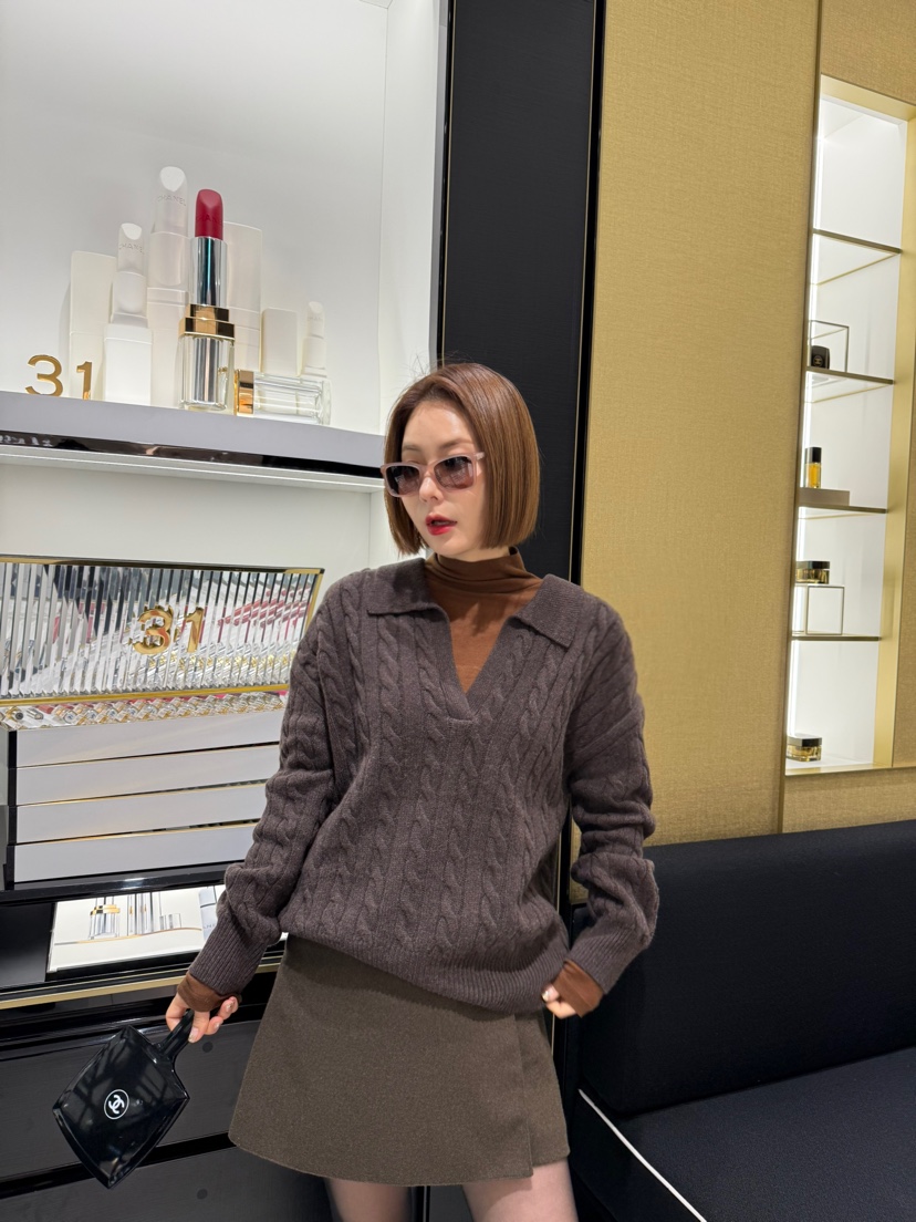 JUJU東大門㊣實拍女士新款時尚休閑人氣推薦熱賣針織衫羊絨JUJU針織衫