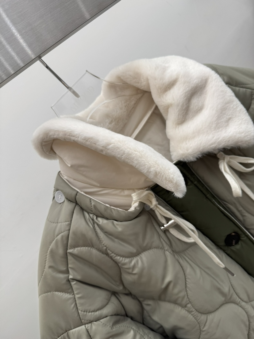 AMOOD東大門㊣實拍女士新品25秋冬短款棉服可拆卸兩面穿雙面AMOOD短款棉服