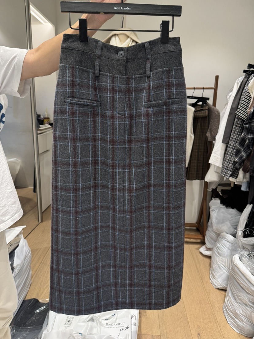BIEN GARDER東大門㊣代購女士新款熱賣人氣時尚職業休閑長裙BIEN GARDER長裙圖色1