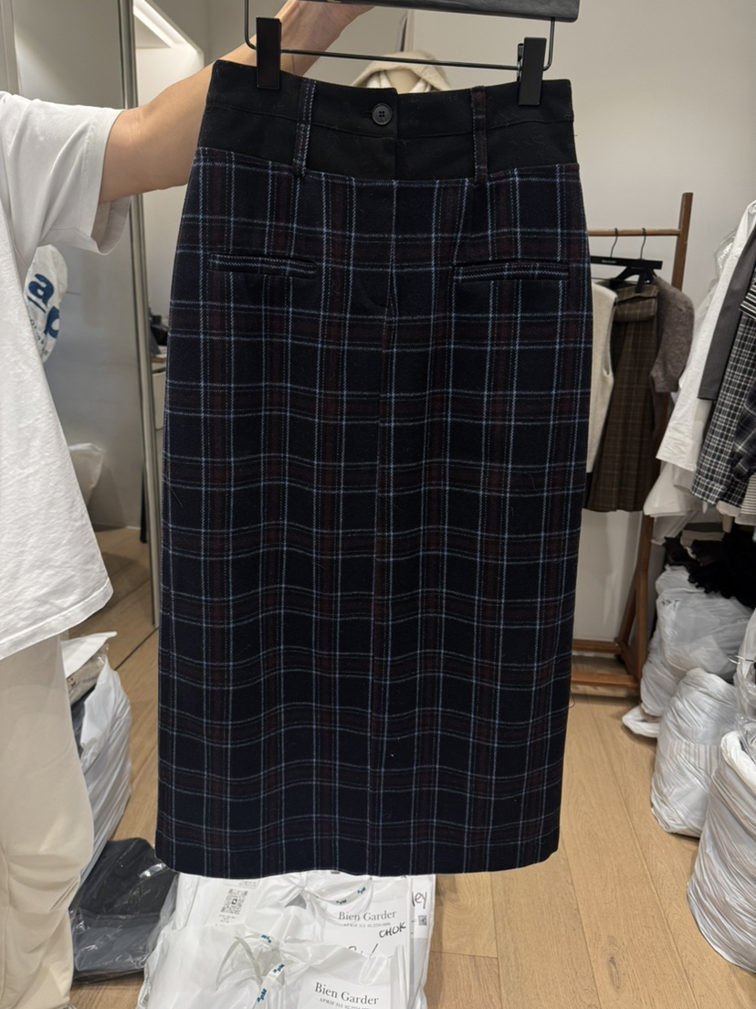 BIEN GARDER東大門㊣代購女士新款熱賣人氣時尚職業休閑長裙BIEN GARDER長裙圖色2