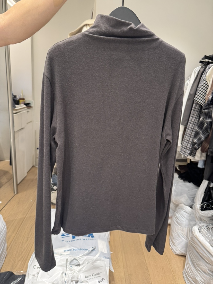 BIEN GARDER韓國代購㊣女士新款25秋冬人氣熱賣休閑長袖T恤BIEN GARDER長袖T恤