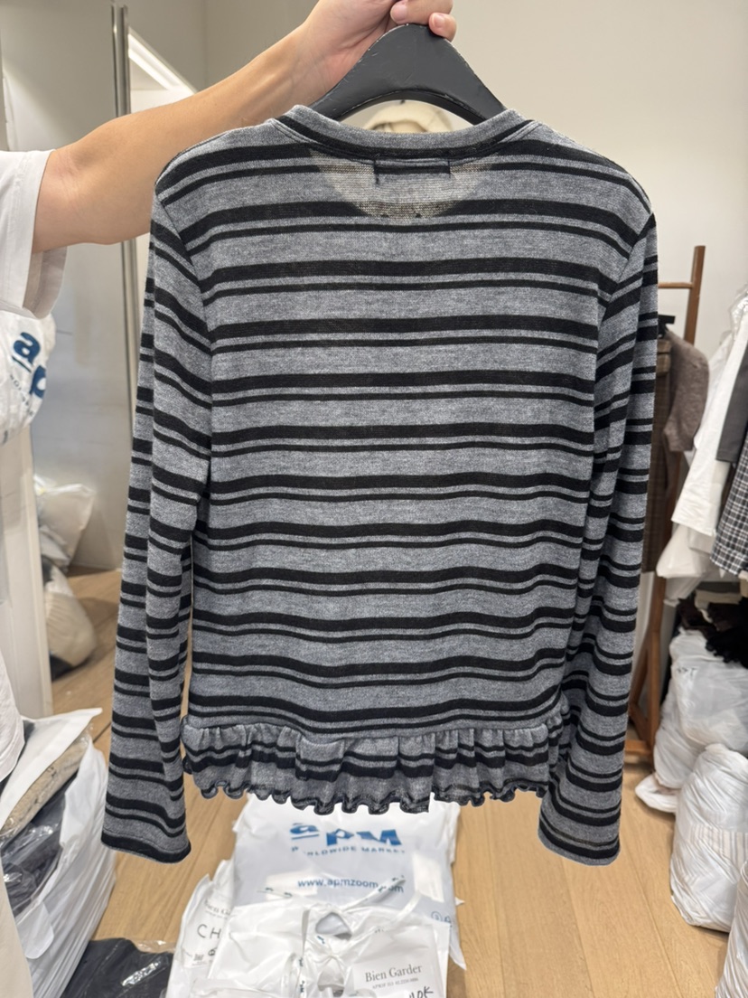 BIEN GARDER韓國直郵㊣女裝新款時尚25秋冬推薦人氣長袖T恤BIEN GARDER長袖T恤