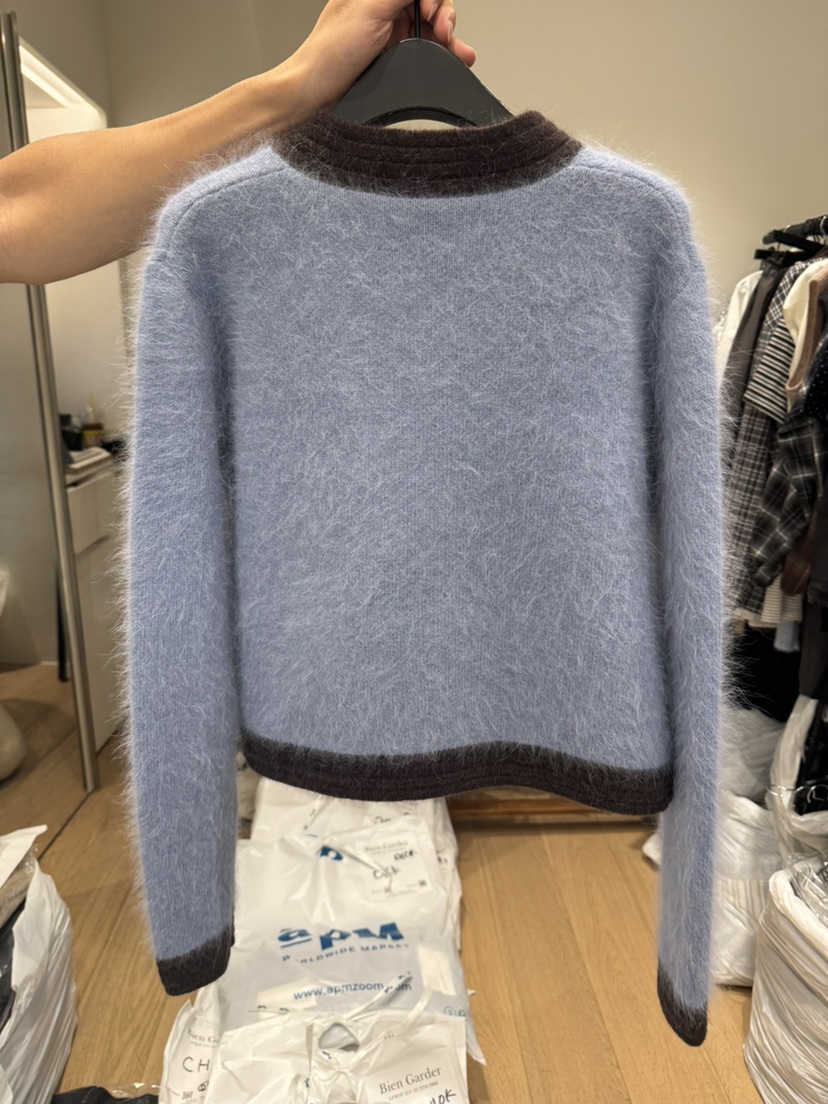 BIEN GARDER東大門㊣代購女裝新品25秋冬熱賣針織衫安哥拉BIEN GARDER針織衫