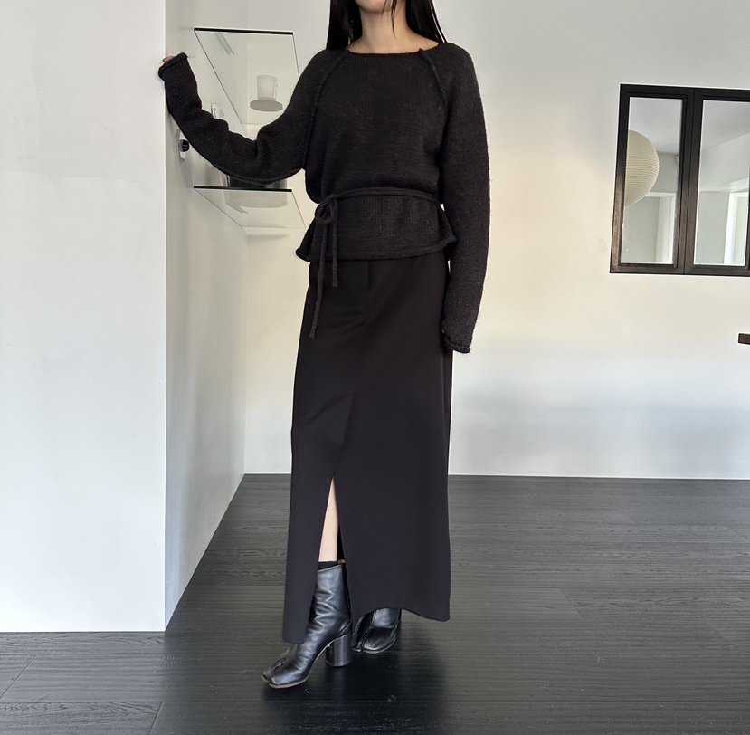 MOMENT東大門㊣實拍女士新品熱賣25秋冬人氣時尚長裙不含屁簾MOMENT/RECOVER長裙