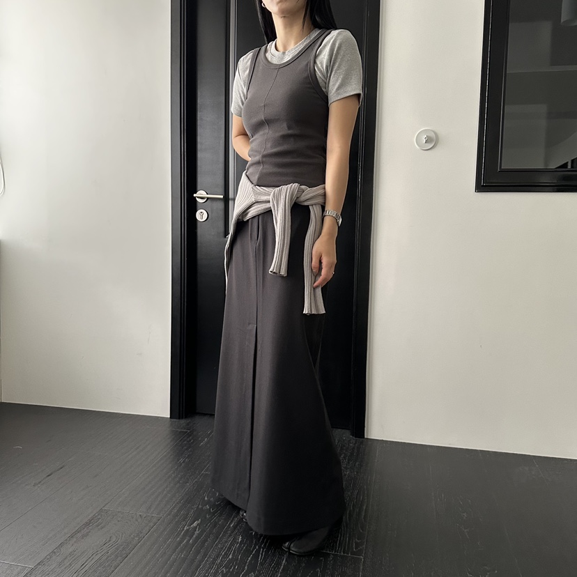 MOMENT東大門㊣實拍女士新品熱賣25秋冬人氣時尚長裙不含屁簾MOMENT/RECOVER長裙