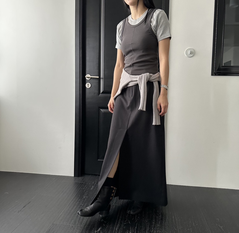 MOMENT東大門㊣實拍女士新品熱賣25秋冬人氣時尚長裙不含屁簾MOMENT/RECOVER長裙