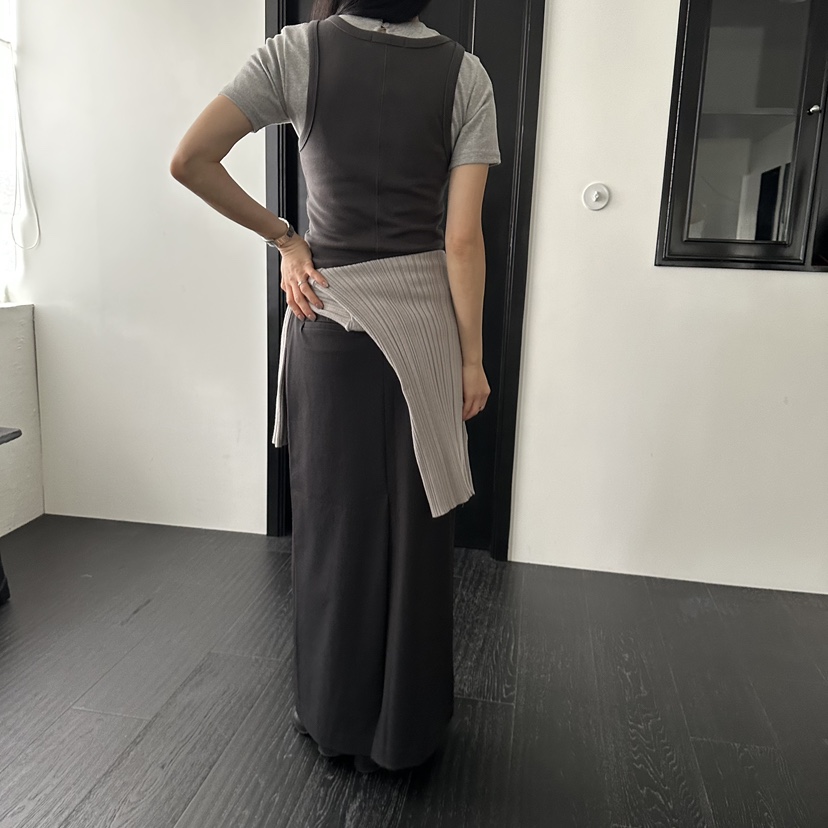 MOMENT東大門㊣實拍女士新品熱賣25秋冬人氣時尚長裙不含屁簾MOMENT/RECOVER長裙