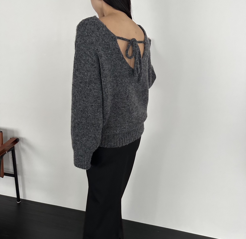 MOMENT東大門㊣實拍女裝新款休閑熱賣推薦時尚職業針織衫V領MOMENT/RECOVER針織衫