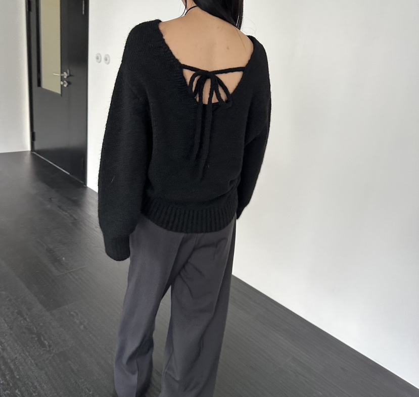 MOMENT東大門㊣實拍女裝新款休閑熱賣推薦時尚職業針織衫V領MOMENT/RECOVER針織衫