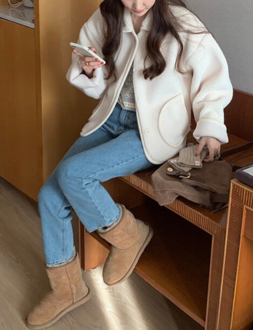 WOOD東大門㊣代購女裝新款職業時尚熱賣推薦25秋冬人氣夾克WOOD夾克