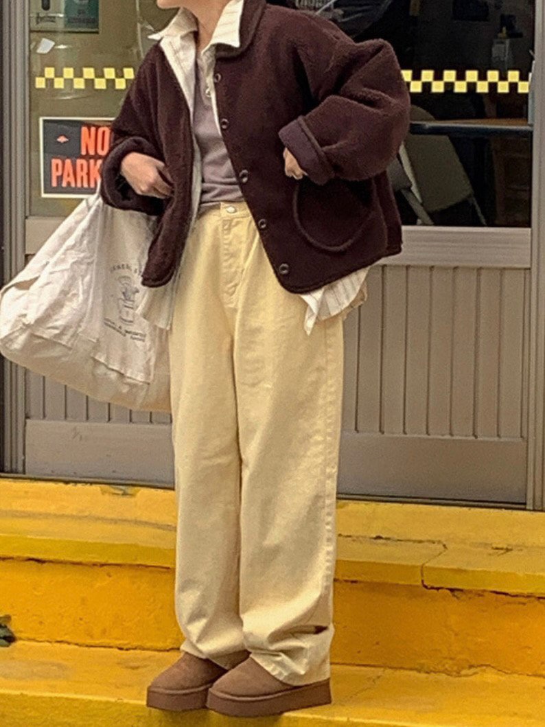 WOOD東大門㊣代購女裝新款職業時尚熱賣推薦25秋冬人氣夾克WOOD夾克