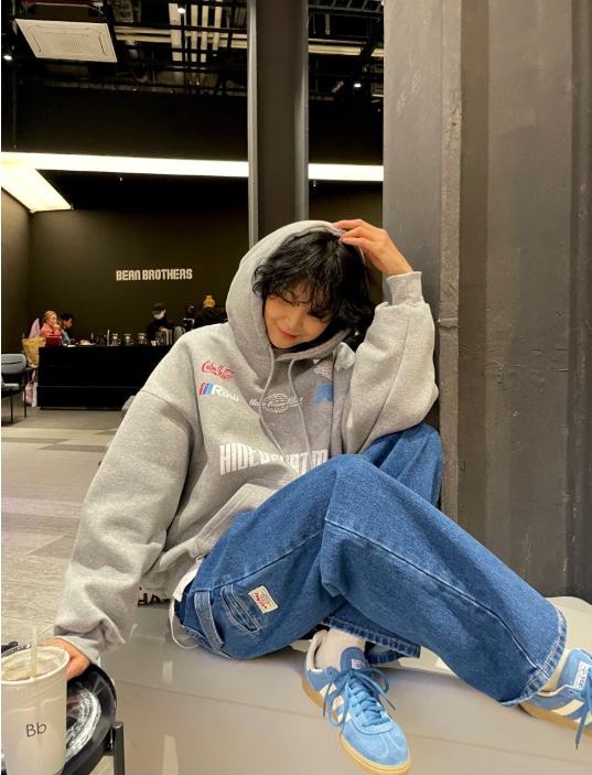 KSUBI韓國直郵㊣女裝新品時尚25秋冬推薦熱賣休閑人氣職業衛衣KSUBI衛衣