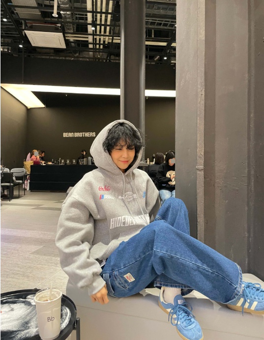 KSUBI韓國直郵㊣女裝新品時尚25秋冬推薦熱賣休閑人氣職業衛衣KSUBI衛衣