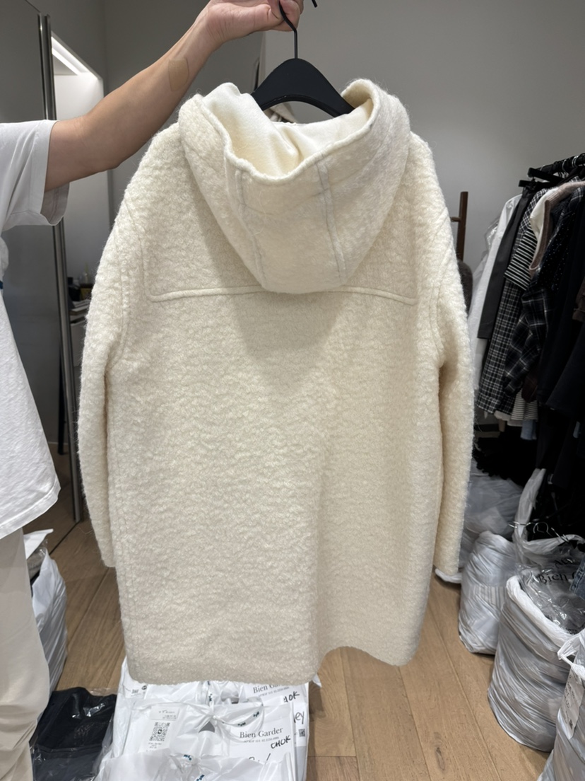 BIEN GARDER韓國代購㊣女士新款熱賣25秋冬職業中長款大衣BIEN GARDER中長款大衣