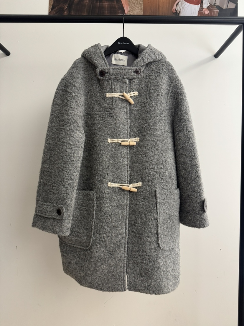 BIEN GARDER韓國代購㊣女士新款熱賣25秋冬職業中長款大衣BIEN GARDER中長款大衣圖色3